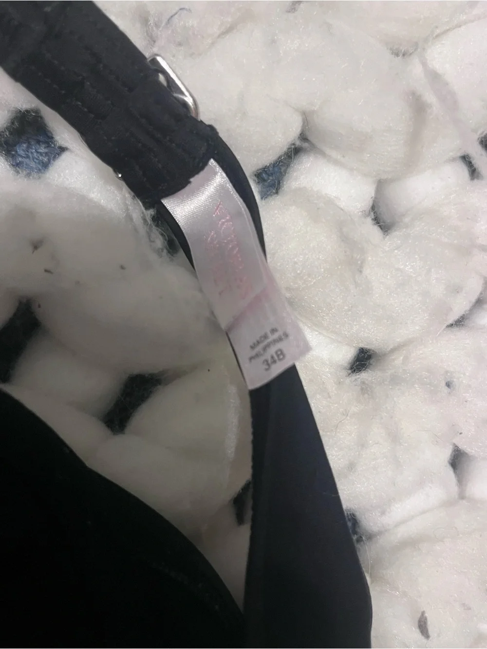 Victoria's Secret Black Halter Swim Bikini Top | 34B